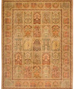 Kashmir Oriental Rug 254 × 199 cm, silk, hand-knotted