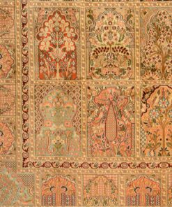 Kashmir Oriental Rug 254 × 199 cm, silk, hand-knotted — view 4