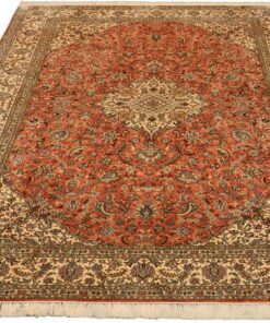 Kashmir Oriental Rug 290 × 199 cm, silk, hand-knotted — view 2