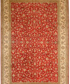 Kashmir Oriental Rug 298 × 199 cm, silk, hand-knotted