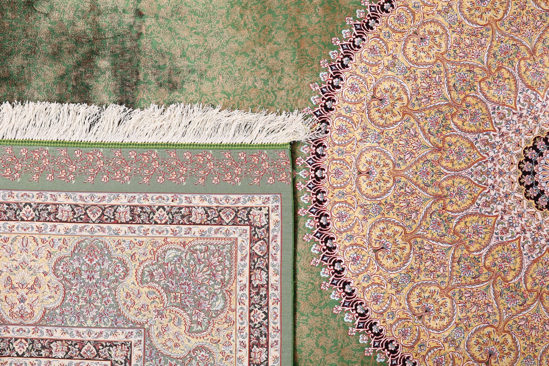 Kashmir Oriental Rug 300 × 200 cm, silk, hand-knotted — view 7
