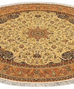 Kashmir Oriental Rug 211 × 210 cm, silk, hand-knotted — view 2
