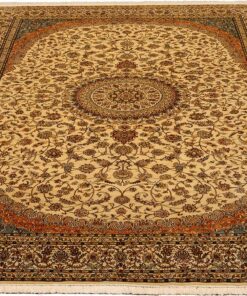 Kashmir Oriental Rug 319 × 212 cm, silk, hand-knotted — view 2