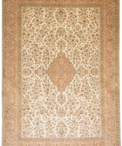 Kashmir Oriental Rug 309 × 215 cm, silk, hand-knotted