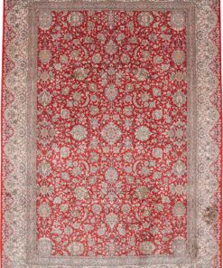 Kashmir Oriental Rug 310 × 216 cm, silk, hand-knotted