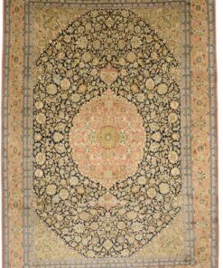 Kashmir Oriental Rug 320 × 223 cm, silk, hand-knotted