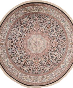 Kashmir Oriental Rug 239 × 237 cm, silk, hand-knotted