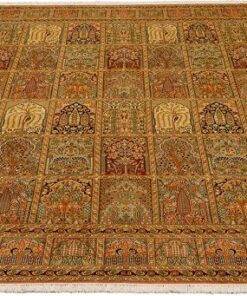 Kashmir Oriental Rug 302 × 244 cm, silk, hand-knotted — view 2