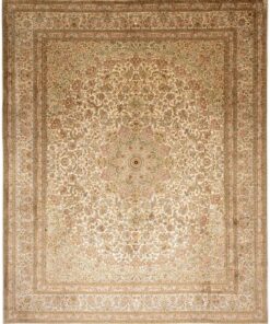 Kashmir Oriental Rug 307 × 245 cm, silk, hand-knotted