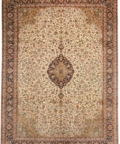 Kashmir Oriental Rug 335 × 245 cm, silk, hand-knotted