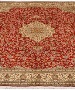 Kashmir Oriental Rug 311 × 247 cm, silk, hand-knotted — view 2