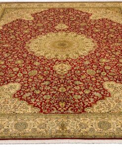 Kashmir Oriental Rug 340 × 247 cm, silk, hand-knotted — view 2