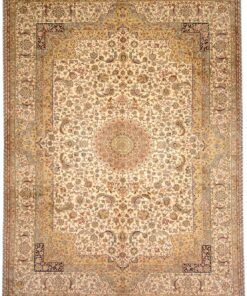 Kashmir Oriental Rug 328 × 248 cm, silk, hand-knotted