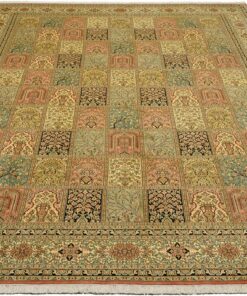 Kashmir Oriental Rug 372 × 273 cm, silk, hand-knotted — view 2