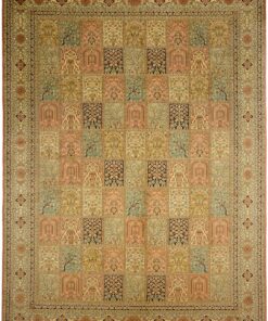 Kashmir Oriental Rug 372 × 273 cm, silk, hand-knotted