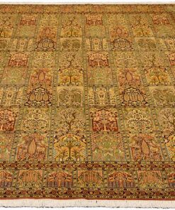 Kashmir Oriental Rug 376 × 274 cm, silk, hand-knotted — view 2