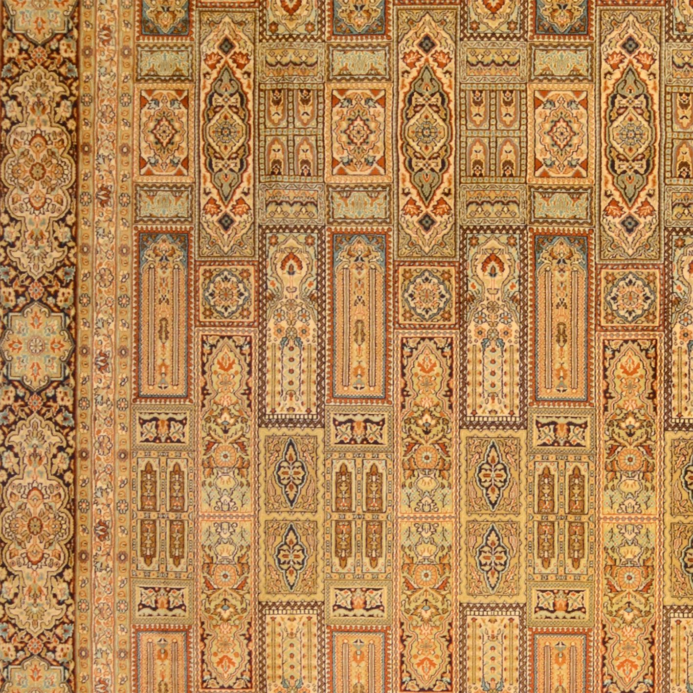 Kashmir Oriental Rug 367 × 275 cm, silk, hand-knotted — view 4