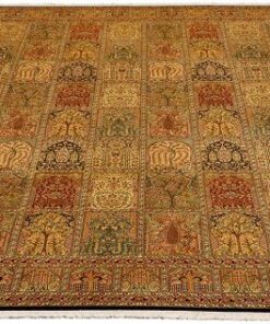 Kashmir Oriental Rug 361 × 276 cm, silk, hand-knotted — view 2