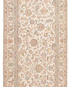 Kashmir Oriental Rug 438 × 68 cm, silk, hand-knotted