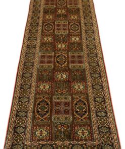 Kashmir Oriental Rug 350 × 76 cm, silk, hand-knotted — view 2