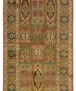 Kashmir Oriental Rug 350 × 76 cm, silk, hand-knotted