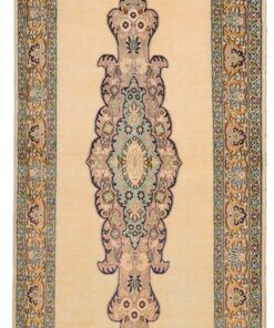 Kashmir Oriental Rug 326 × 77 cm, silk, hand-knotted