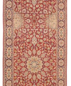 Kashmir Oriental Rug 545 × 77 cm, silk, hand-knotted