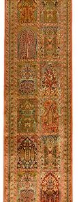 Kashmir Oriental Rug 595 × 78 cm, silk, hand-knotted