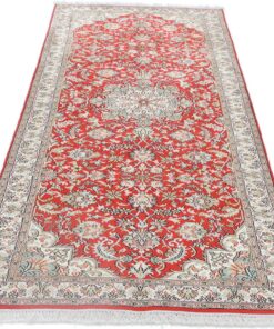 Kashmir Oriental Rug 215 × 79 cm, silk, hand-knotted — view 2