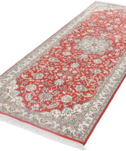 Kashmir Oriental Rug 215 × 79 cm, silk, hand-knotted — view 3