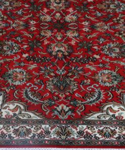 Kashmir Oriental Rug 215 × 79 cm, silk, hand-knotted — view 6