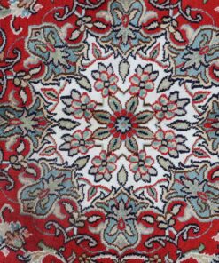 Kashmir Oriental Rug 215 × 79 cm, silk, hand-knotted — view 9