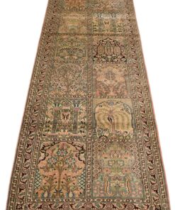 Kashmir Oriental Rug 306 × 83 cm, silk, hand-knotted — view 2