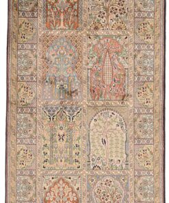 Kashmir Oriental Rug 286 × 92 cm, silk, hand-knotted
