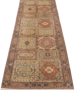 Kashmir Oriental Rug 296 × 92 cm, silk, hand-knotted — view 2