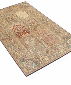 Kashmir Oriental Rug 153 × 93 cm, silk, hand-knotted — view 3