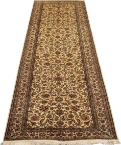 Kashmir Oriental Rug 377 × 95 cm, silk, hand-knotted — view 2
