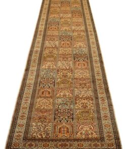 Kashmir Oriental Rug 545 × 95 cm, silk, hand-knotted — view 2