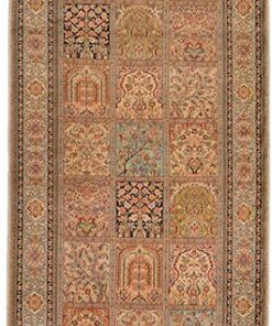 Kashmir Oriental Rug 545 × 95 cm, silk, hand-knotted