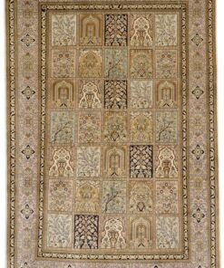 Kashmir Oriental Rug 222 × 148 cm, silk, hand-knotted
