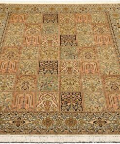Kashmir Oriental Rug 216 × 151 cm, silk, hand-knotted — view 2