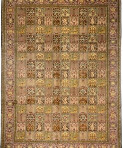 Kashmir Oriental Rug 336 × 249 cm, silk, hand-knotted