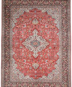Kashmir Oriental Rug 365 × 271 cm, silk, hand-knotted
