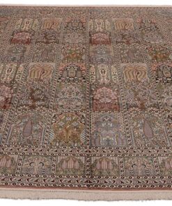 Kashmir Oriental Rug 354 × 282 cm, silk, hand-knotted — view 2