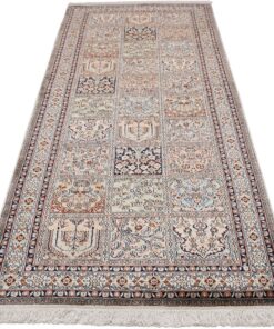 Kashmir Oriental Rug 207 × 82 cm, silk, hand-knotted — view 2