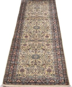 Kashmir Oriental Rug 308 × 82 cm, silk, hand-knotted — view 2