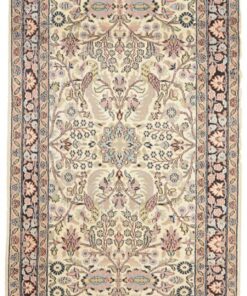 Kashmir Oriental Rug 308 × 82 cm, silk, hand-knotted