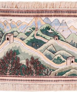 Oriental Rug 90 × 65 cm, silk, hand-knotted