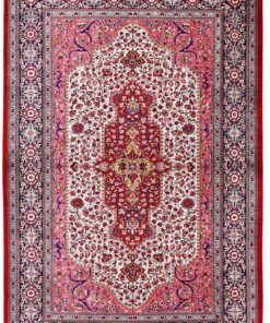 Qom Persian Rug 140 × 100 cm, silk, hand-knotted
