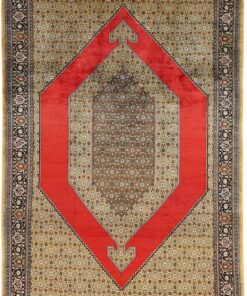Qom Persian Rug 316 × 206 cm, silk, hand-knotted